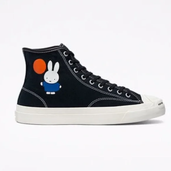 Rare miffy converse x pop trading street wear jp pro jack Purcell 8.5 10 - Picture 1 of 7